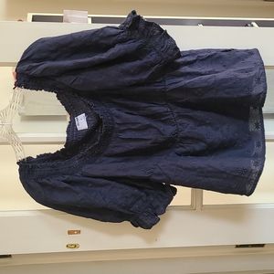 Old Navy Embroidered babydoll blouse